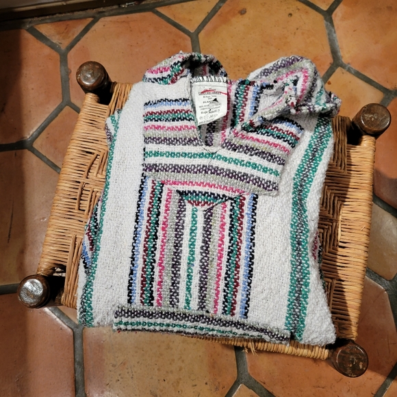 Mexican Baja Pullover Hoodie Unisex Small/Medium - Picture 4 of 5